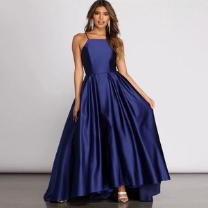 Windor royal blue ball gown